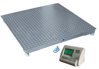 kualitas  1.2×1.2m 3 Tons Wireless Floor Weighing Scales pabrik