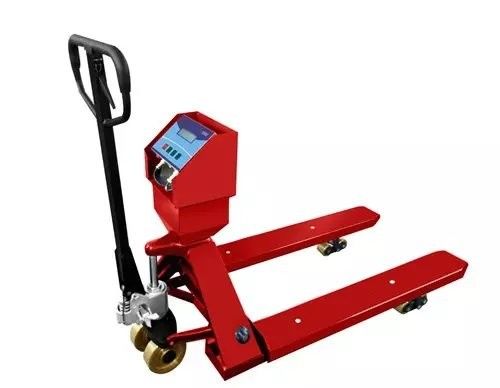 kualitas  1.5t 2t 3t Carbon Steel Hand Pallet Truck Scales pabrik